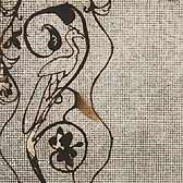 Embroidery design on squared paper from Il Monte, libro secondo
