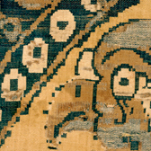 Silk fragment with a griffin