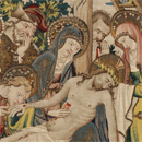 Tapestry altar frontal with scenes of Christ's Passion