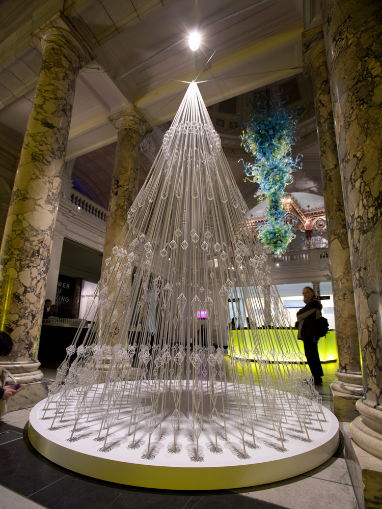 christmas tree installation by studio roso victoria and christmas tree installation by studio roso victoria and
