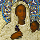 Icon with Virgin and Child by Ivan Nikolaev Mnekin
