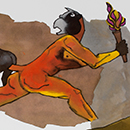 M.F. Husain, Hanuman