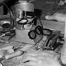 6. Inside the Oliver Goldsmith workshop in 1966