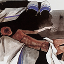 M.F. Husain, 'Mother and Child: A Tribute to Mother Theresa, the Great Humanist of our Time'