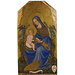 Tempera painting - The Virgin and Child with angels