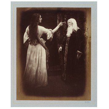 Photograph - Vivien and Merlin; Illustrations to Tennyson's Idylls of the King