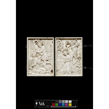 Diptych - The Martyrdoms of St. Colman (possibly) and St. Catherine Diptych - The Martyrdoms of St. Colman (possibly) and St. Catherine