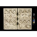 The Nativity, the Adoration of the Magi, the Crucifixion and the Coronation of the Virgin (Diptych)