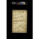 Christ in the House of Simon and the Entry into Jerusalem (obv.); The Baptism and Ascension of Christ (rev.) (Panel)