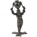 Statuette - A boy carrying a vase; Boy carrying a jar