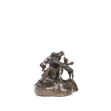 Statuette - Actaeon devoured by his hounds