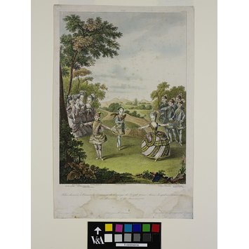Print - Fêtes données a Vienne à l'occasion du mariage de Joseph II avec Marie Josephine Antoinette de Bavière, le 23 Janvier 1765