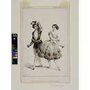 Print - Mr Léon et Mme Cerrito dans La Fille de marbre