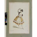 Print - Mlle Caroline Lassia, dans La Fille de marbre. (sic)