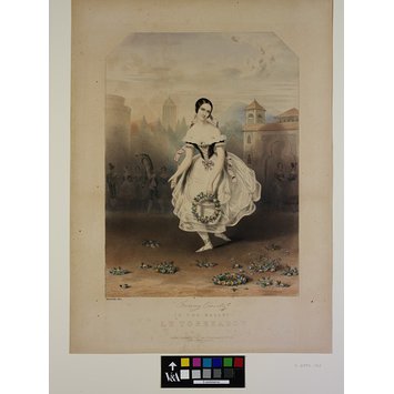 Print - Fanny Cerrito / IN THE BALLET / LE TORREADOR (sic)