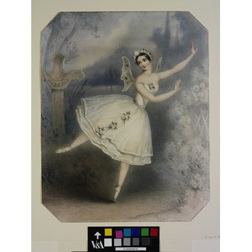Print - Carlotta Grisi (facsimile signature) / in the favorite (sic) ballet of / Giselle; ou Les Wilis