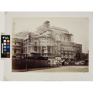 Photograph - View of the East Side; Construction of the Paris Opéra Photograph - View of the East Side; Construction of the Paris Opéra