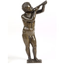 Statuette - A boy blowing a trumpet