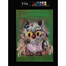 Greeting card - Card with an Owl Greeting card - Card with an Owl