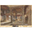 Watercolour - Interior of the House of the Mufti Sheikh El Mahadi, Cairo Watercolour - Interior of the House of the Mufti Sheikh El Mahadi, Cairo