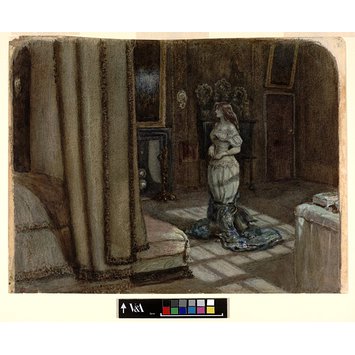 Watercolour - The Eve of St. Agnes Watercolour - The Eve of St. Agnes