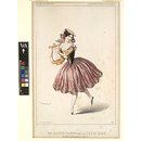 Print - Une danseuse Italienne dans La Fille de marbre (Quadrille des 4 parties du monde)