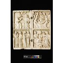Diptych - Coronation of the Virgin; The Annunciation; The Visitation