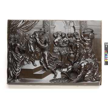 Relief - Solomon and the Queen of Sheba Relief - Solomon and the Queen of Sheba