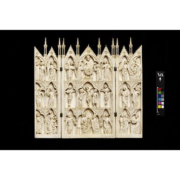 Triptych - The Virgin and Child, the Crucifixion and the Last Judgement Triptych - The Virgin and Child, the Crucifixion and the Last Judgement