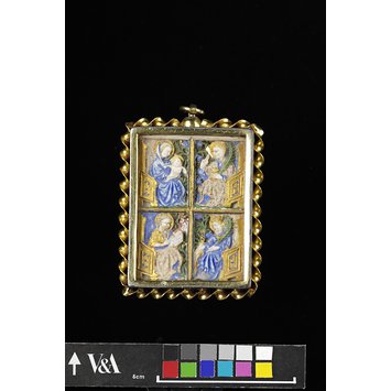 Pendant - Virgin and Child, St John the Evangelist, St John the Baptist, and St Catherine