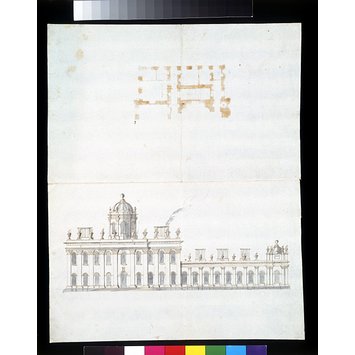 Drawing - Sketch designs for Castle Howard, Yorkshire