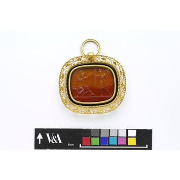 Intaglio - Paris and Helen or Hecuba