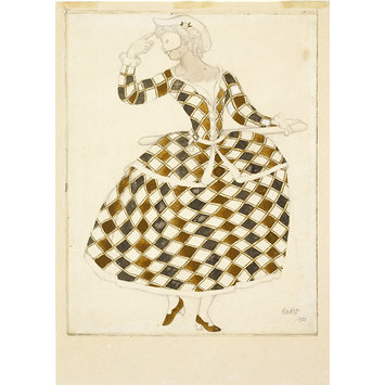 Drawing - Design for the costume of Columbine Drawing - Design for the costume of Columbine