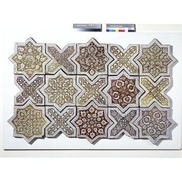Tile panel | Ali ibn Muhammad ibn Abi Tahir | V&A Search the Collections
