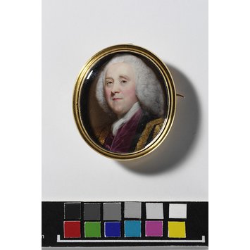 Enamel miniature - Portrait of an unknown man Enamel miniature - Portrait of an unknown man
