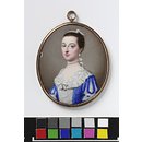 Enamel miniature - Portrait of an unknown woman Enamel miniature - Portrait of an unknown woman