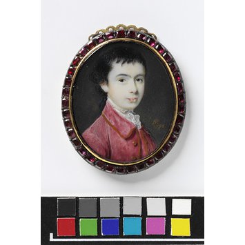 Portrait miniature - Portrait of Harry Earle, Jr, aged 15 Portrait miniature - Portrait of Harry Earle, Jr, aged 15