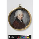 An Unknown man (Portrait miniature)