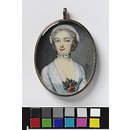Miniature - Portrait of an unknown woman