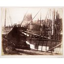 Sailing vessels in harbour (Photograph)