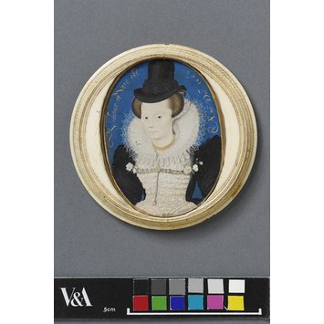 Portrait miniature - An Unknown Woman