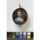 Unknown woman (Enamel miniature)
