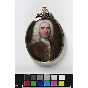 Enamel miniature - Portrait of Alexander Small Enamel miniature - Portrait of Alexander Small
