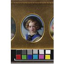 Portrait of Albert Edward, Prince of Wales, son of Queen Victoria, after Winterhalter (Enamel miniature) Portrait of Albert Edward, Prince of Wales, son of Queen Victoria, after Winterhalter (Enamel miniature)