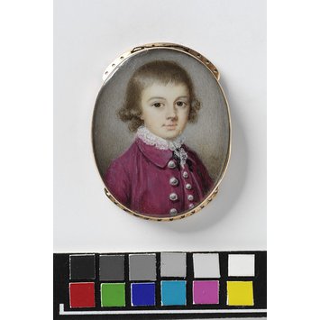 Miniature - Portrait of an unknown boy, aged about 6