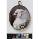 Portrait of an unknown woman (Enamel miniature)