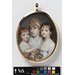 Portrait miniature - Portrait of the wife of a purser in the East India Company's service, with two of her children Portrait miniature - Portrait of the wife of a purser in the East India Company's service, with two of her children