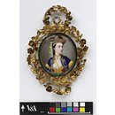 Enamel miniature - Portrait of an unknown woman wearing Turkish costume Enamel miniature - Portrait of an unknown woman wearing Turkish costume