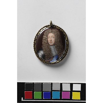 Enamel miniature - James II Enamel miniature - James II