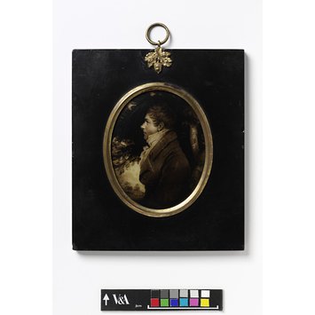 Portrait miniature - Portrait of an unknown man Portrait miniature - Portrait of an unknown man